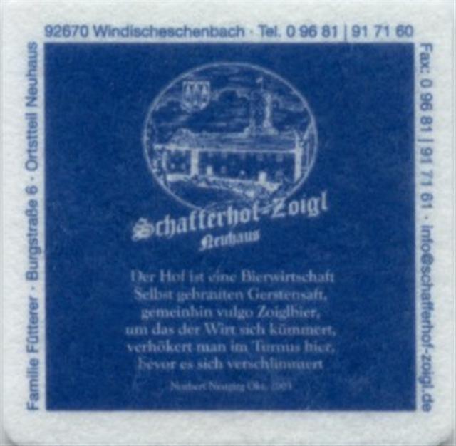 windischeschenbach new-by schaffer 2a (quad180-schafferhof zoigl-filz-blau)